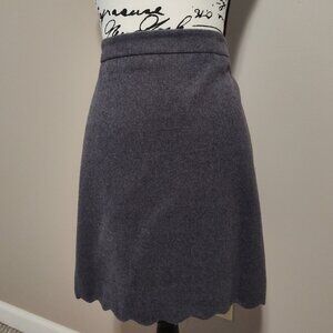 LOFT Wool Blend Short Skirt
